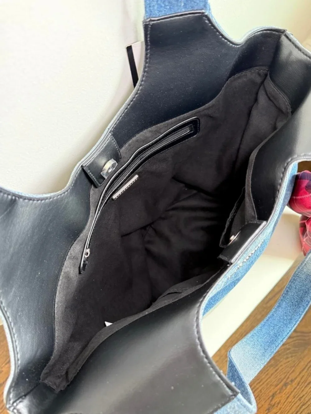 Steve Madden Ombre Denim Tote Handbag